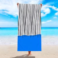 Vacation Stripe Coconut Tree Fruit Beach Towels sku image 17