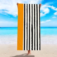 Vacation Stripe Coconut Tree Fruit Beach Towels sku image 16