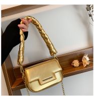 Women's Small Autumn Pu Leather Solid Color Vintage Style Square Magnetic Buckle Square Bag sku image 3
