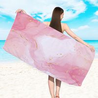 Vacation Plaid Starfish Gradient Color Beach Towels sku image 6