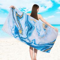 Vacation Plaid Starfish Gradient Color Beach Towels sku image 4