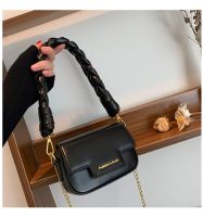 Women's Small Autumn Pu Leather Solid Color Vintage Style Square Magnetic Buckle Square Bag sku image 5