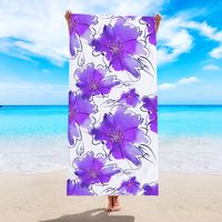 Vacation Plaid Starfish Gradient Color Beach Towels sku image 11