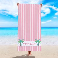 Vacation Plaid Starfish Gradient Color Beach Towels sku image 28
