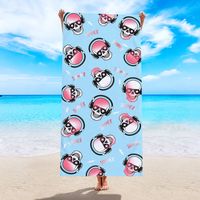 Vacation Plaid Starfish Gradient Color Beach Towels sku image 18