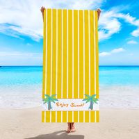 Vacation Plaid Starfish Gradient Color Beach Towels sku image 30