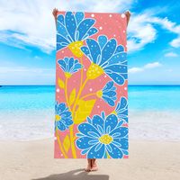 Vacation Plaid Starfish Gradient Color Beach Towels sku image 23