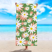 Fashion Leaf Heart Shape Flower Beach Towels sku image 16