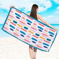 Fashion Leaf Heart Shape Flower Beach Towels sku image 18