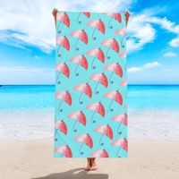 Cute Fruit Flamingo Flower Beach Towels sku image 25