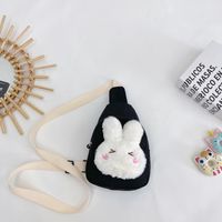 Girl's Cute Rabbit Canvas Waist Bags sku image 3