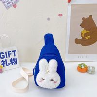 Girl's Cute Rabbit Canvas Waist Bags sku image 5