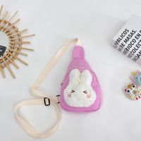 Girl's Cute Rabbit Canvas Waist Bags sku image 1