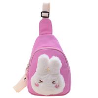 Girl's Cute Rabbit Canvas Waist Bags main image 4