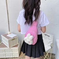Girl's Cute Rabbit Canvas Waist Bags main image 2