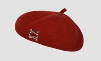 Women's Simple Style Solid Color Patchwork Eaveless Beret Hat sku image 2