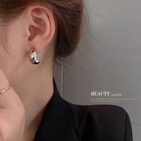 1 Pair Simple Style Geometric Alloy Plating Women's Ear Studs main image 4