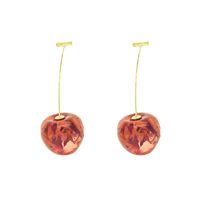 1 Pair Cute Fruit Glass Handmade Women's Drop Earrings main image 4