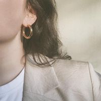 1 Pair Fashion Geometric Metal Plating Women's Earrings sku image 18