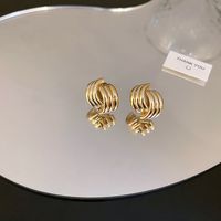 1 Pair Fashion Geometric Metal Plating Women's Earrings sku image 9