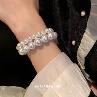 1 Piece Fashion Solid Color Imitation Pearl Beaded Women's Bracelets main image 5