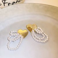 1 Paire Rétro Rond Smiley Fleur Métal Émail Noeud Papillon Incruster Strass Femmes Boucles D'oreilles sku image 9