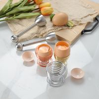 Simple Style Solid Color Stainless Steel Egg Beater 1 Piece main image 5