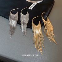 1 Pair Fashion Tassel Metal Women's Drop Earrings main image 1