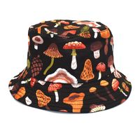 Unisex Cartoon Style Mushroom Wide Eaves Bucket Hat sku image 6