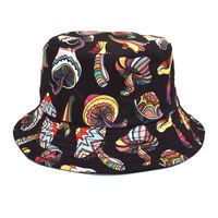 Unisex Cartoon Style Mushroom Wide Eaves Bucket Hat sku image 4