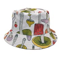 Unisex Cartoon Style Mushroom Wide Eaves Bucket Hat sku image 9