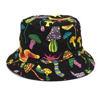 Unisex Cartoon Style Mushroom Wide Eaves Bucket Hat sku image 8