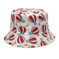 Women's Fashion Geometric Printing Flat Eaves Bucket Hat sku image 15