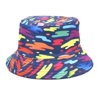 Unisex Fashion Geometric Printing Flat Eaves Bucket Hat sku image 10