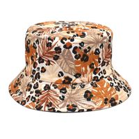 Women's Fashion Geometric Printing Flat Eaves Bucket Hat sku image 28