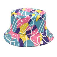 Unisex Fashion Geometric Printing Flat Eaves Bucket Hat sku image 11