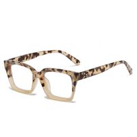 Simple Style Color Block Leopard Pc Cat Eye Full Frame Optical Glasses sku image 10