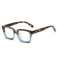 Simple Style Color Block Leopard Pc Cat Eye Full Frame Optical Glasses sku image 24