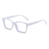 Simple Style Color Block Leopard Pc Cat Eye Full Frame Optical Glasses sku image 13