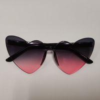 Fashion Heart Shape Pc Special-shaped Mirror Frameless Women's Sunglasses sku image 59