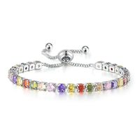 Glamour Carré Alliage Placage Zircon Femmes Bracelets sku image 5