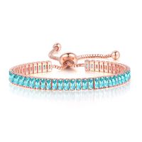 Glam Rectangle Copper Plating Zircon Bracelets sku image 5