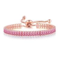 Glam Rectangle Copper Plating Zircon Bracelets sku image 7