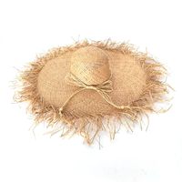 Women's Fashion Solid Color Big Eaves Straw Hat main image 4