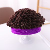 Children Unisex Cute Funny Solid Color Wool Cap sku image 4