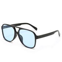 Retro Solid Color Pc Oval Frame Full Frame Women's Sunglasses main image 3