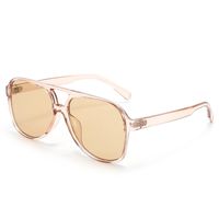 Retro Solid Color Pc Oval Frame Full Frame Women's Sunglasses sku image 1