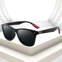 Simple Style Solid Color Tac Square Full Frame Men's Sunglasses main image 3