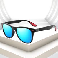 Simple Style Solid Color Tac Square Full Frame Men's Sunglasses main image 1