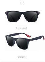 Simple Style Solid Color Tac Square Full Frame Men's Sunglasses sku image 4